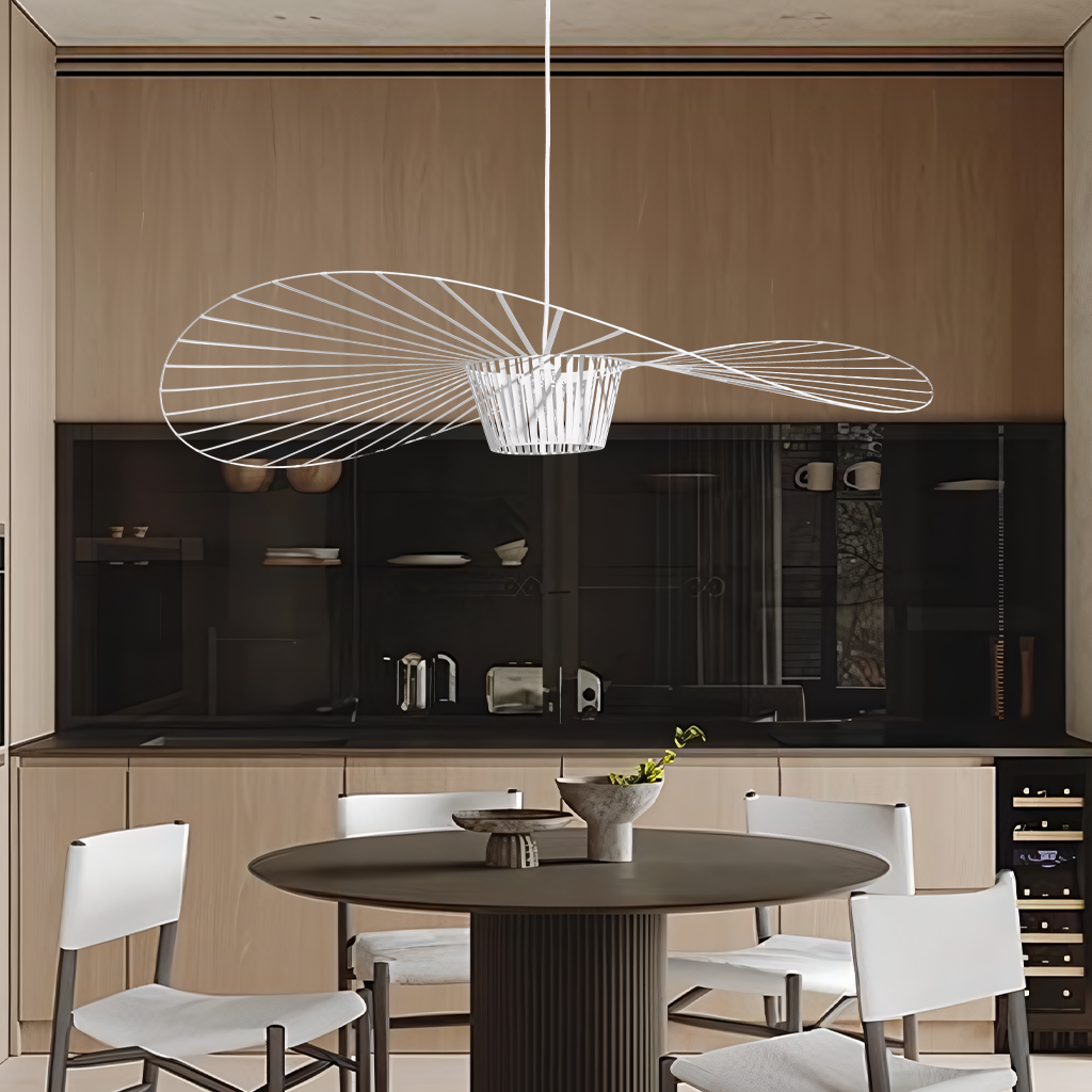 Chic Black Glass Hanging Light Fixture for Kitchen and Dining Areas