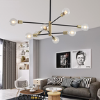 Elegant Black and Gold Pendant Light Fixture