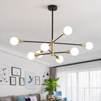 Elegant Black and Gold Pendant Light Fixture