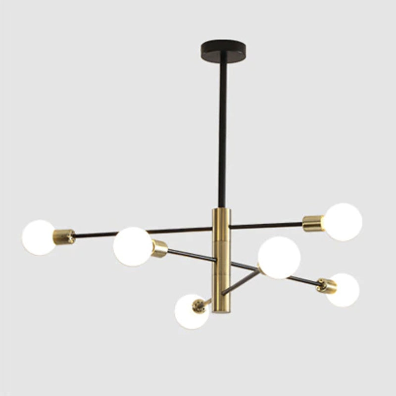 Elegant Black and Gold Pendant Light Fixture
