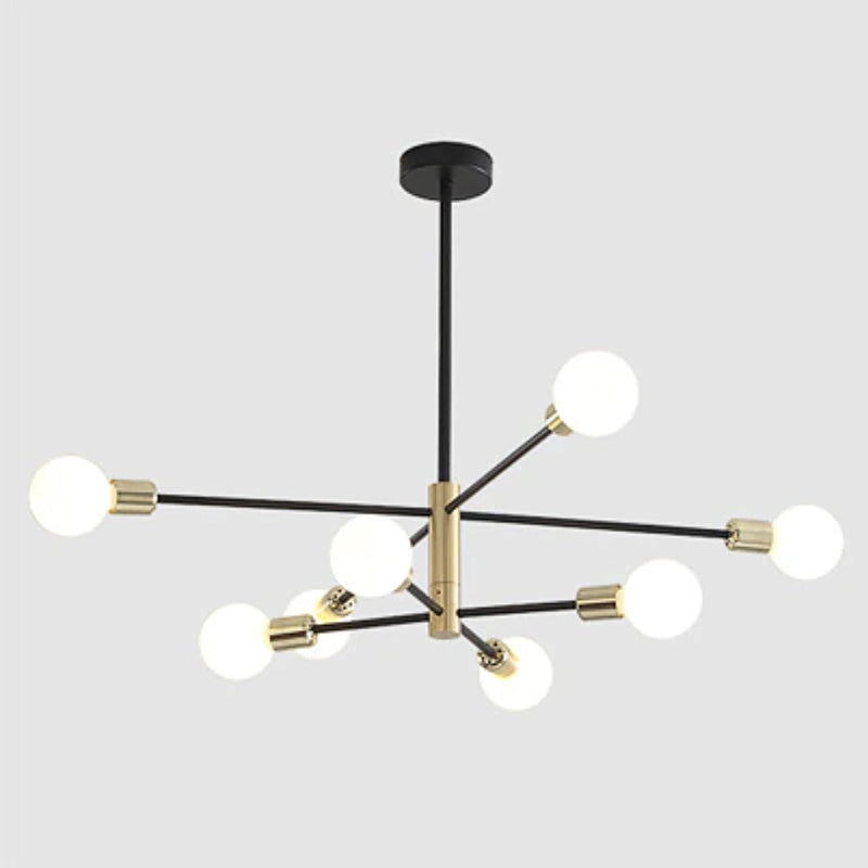 Elegant Black and Gold Pendant Light Fixture