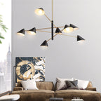 Sophisticated Black and Gold Pendant Light Fixture