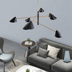 Sophisticated Black and Gold Pendant Light Fixture