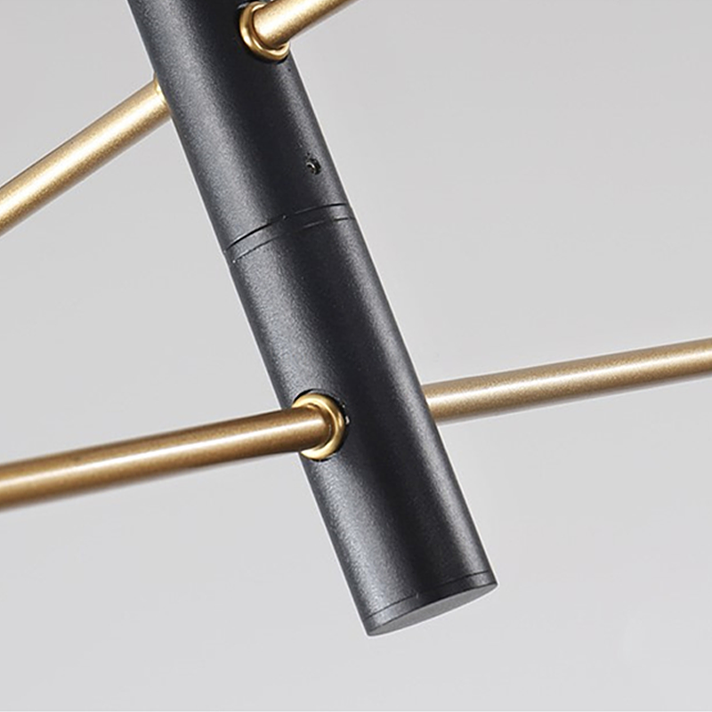 Sophisticated Black and Gold Pendant Light Fixture