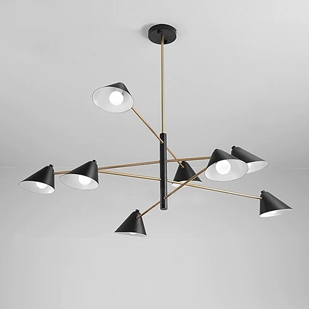 Sophisticated Black and Gold Pendant Light Fixture