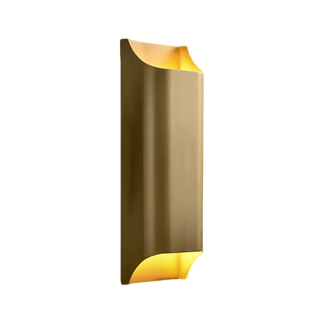 Brass Wall Light Fixture with Adjustable Up and Down Glow – Warm White, Available in Two Sizes, Perfect for Bedrooms and Living Areas