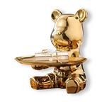 Ceramic Bear Figurine Tray - Chic Coffee Table Storage for Home Décor
