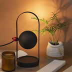 Elegant Black Candle Warmer Lamp for Scented Jar Candles