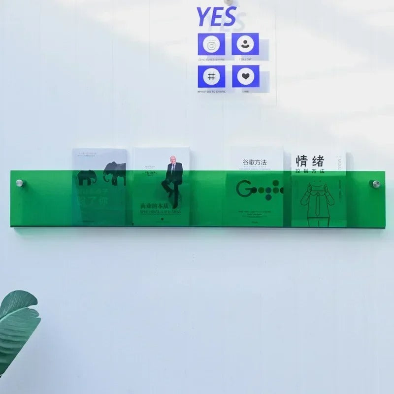 Floating Wall Shelves in Contemporary Style – PVC for Home and Office Storage