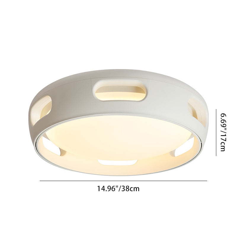 Dimmable LED Ceiling Fan Light with Acrylic Shade for Living Room or Bedroom