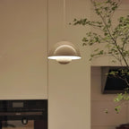 Contemporary Glass Hanging Light Fixture – 11.81 Inch Pendant for Kitchen