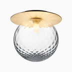 Elegant Gold LED Ceiling Light Fixture for Modern Spaces