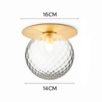 Elegant Gold LED Ceiling Light Fixture for Modern Spaces