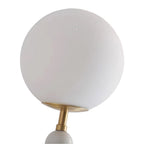 Elegant Wall Lamp with Marble Detail – Contemporary Gold Sconce