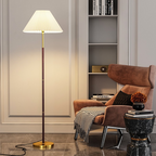 Elegant Standing Lamp with Handmade Rice Paper Shade – Japandi Style Floor Light for Living Areas