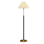 Elegant Standing Lamp with Handmade Rice Paper Shade – Japandi Style Floor Light for Living Areas