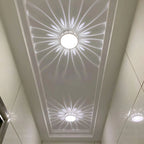 Modern Round Crystal LED Ceiling Light for Hallway Installation