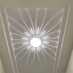 Modern Round Crystal LED Ceiling Light for Hallway Installation