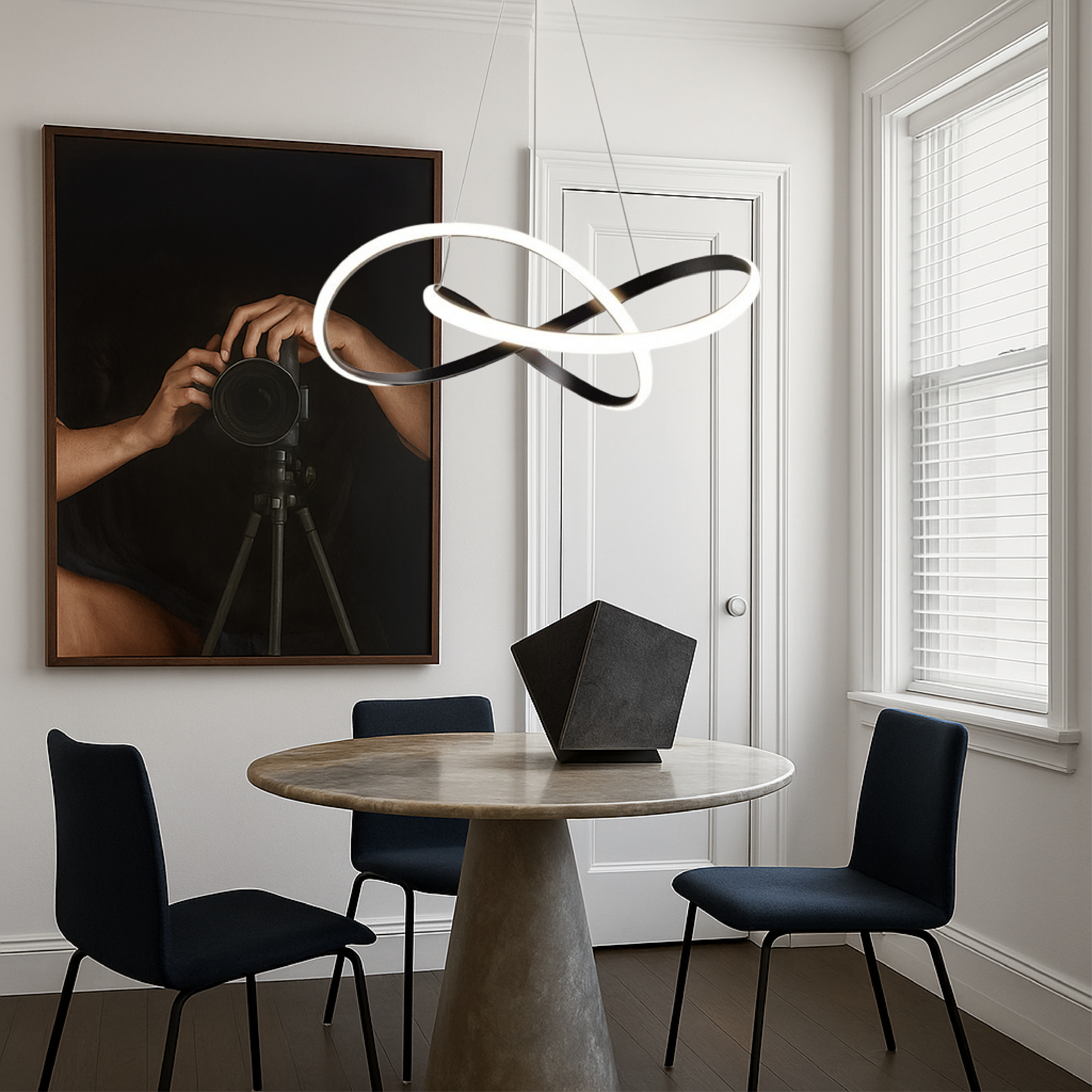Infinity Pendant Light with LED – Contemporary Design