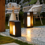 Sleek Solar-Powered Outdoor Light Fixture
