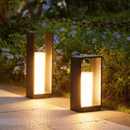 Sleek Solar-Powered Outdoor Light Fixture