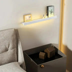 Chic LED Wall Light with Built-In Nightstand Shelf – Practical Illumination