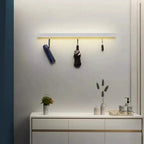 Chic LED Wall Light with Built-In Nightstand Shelf – Practical Illumination
