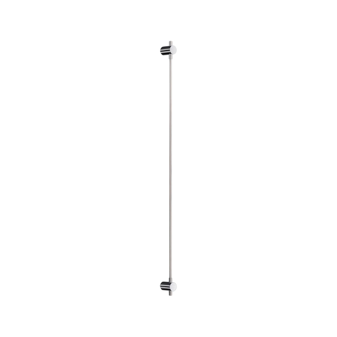 10W LED Wall Lamp in Black and Stainless Steel – Linear Modern Lighting for Living Room and Bedroom
