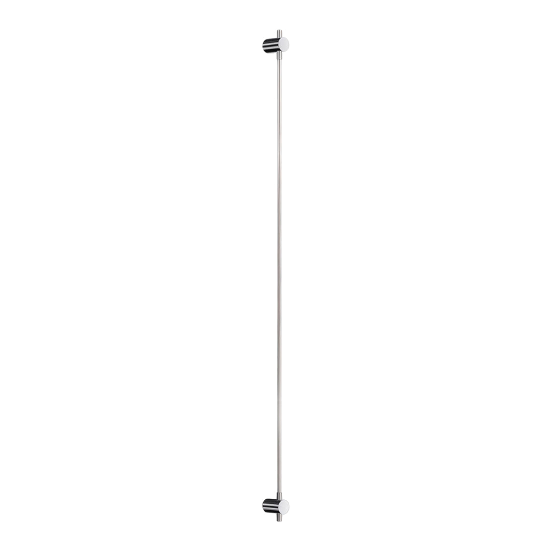 10W LED Wall Lamp in Black and Stainless Steel – Linear Modern Lighting for Living Room and Bedroom