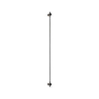 10W LED Wall Lamp in Black and Stainless Steel – Linear Modern Lighting for Living Room and Bedroom