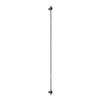 10W LED Wall Lamp in Black and Stainless Steel – Linear Modern Lighting for Living Room and Bedroom