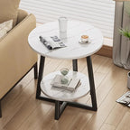 Compact Coffee Table with Dual Storage Levels – Functional Modern Style