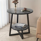Compact Coffee Table with Dual Storage Levels – Functional Modern Style