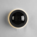 Hardwired LED Wall Lamp - Modern Metal Sconce in Black, Silver, Gold