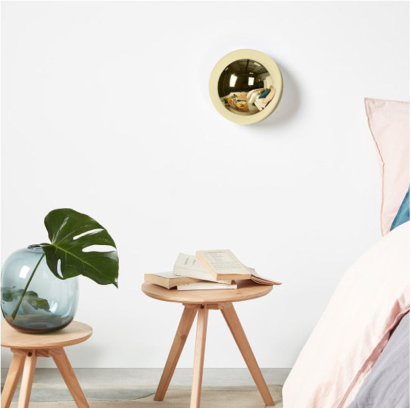 Hardwired LED Wall Lamp - Modern Metal Sconce in Black, Silver, Gold