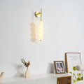 LED Wall Light in Modern Minimalist Style – Warm Metal and Glass