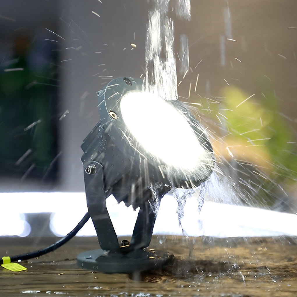Energy Saving Black LED Garden Spotlights for Modern Outdoor Spaces