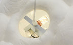 Handcrafted Metal Pendant Light with Adjustable Chain for Bedroom & Dining