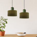 Adjustable Height Pendant Light for Kitchen Island - Elongated Halo, Minimalist Design