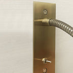 Adjustable LED Wall Sconce with Swing Arm – Available in Black, Antique Copper, Satin Nickel