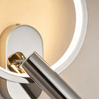 Wall-Mounted Sconce Light with 350° Adjustable Spotlight