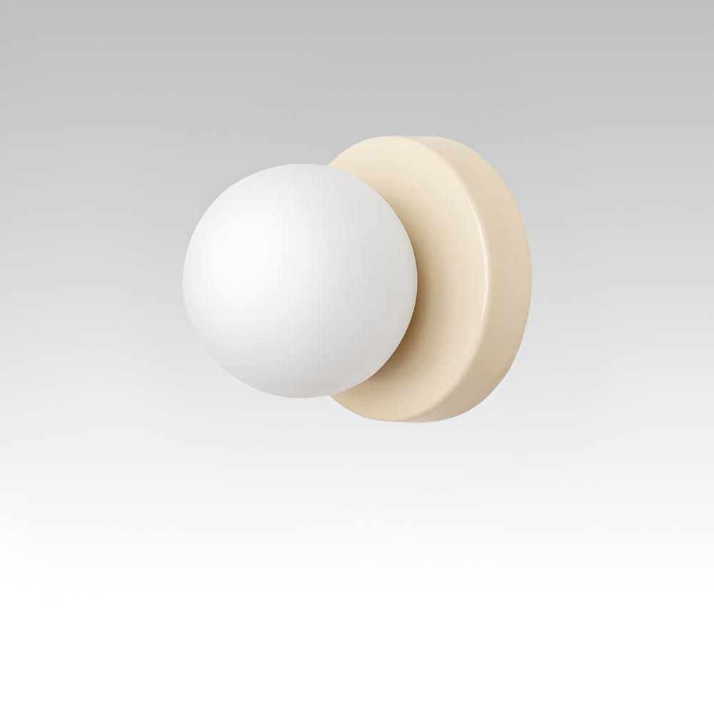 Round Glass Globe Indoor Wall Lamp Sconce Fixture