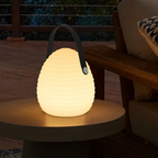 Remote-Controlled LED Lantern for Outdoor Use with Color Changing Feature