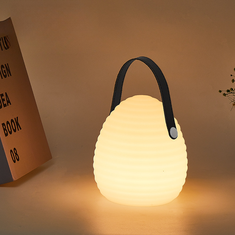 Remote-Controlled LED Lantern for Outdoor Use with Color Changing Feature