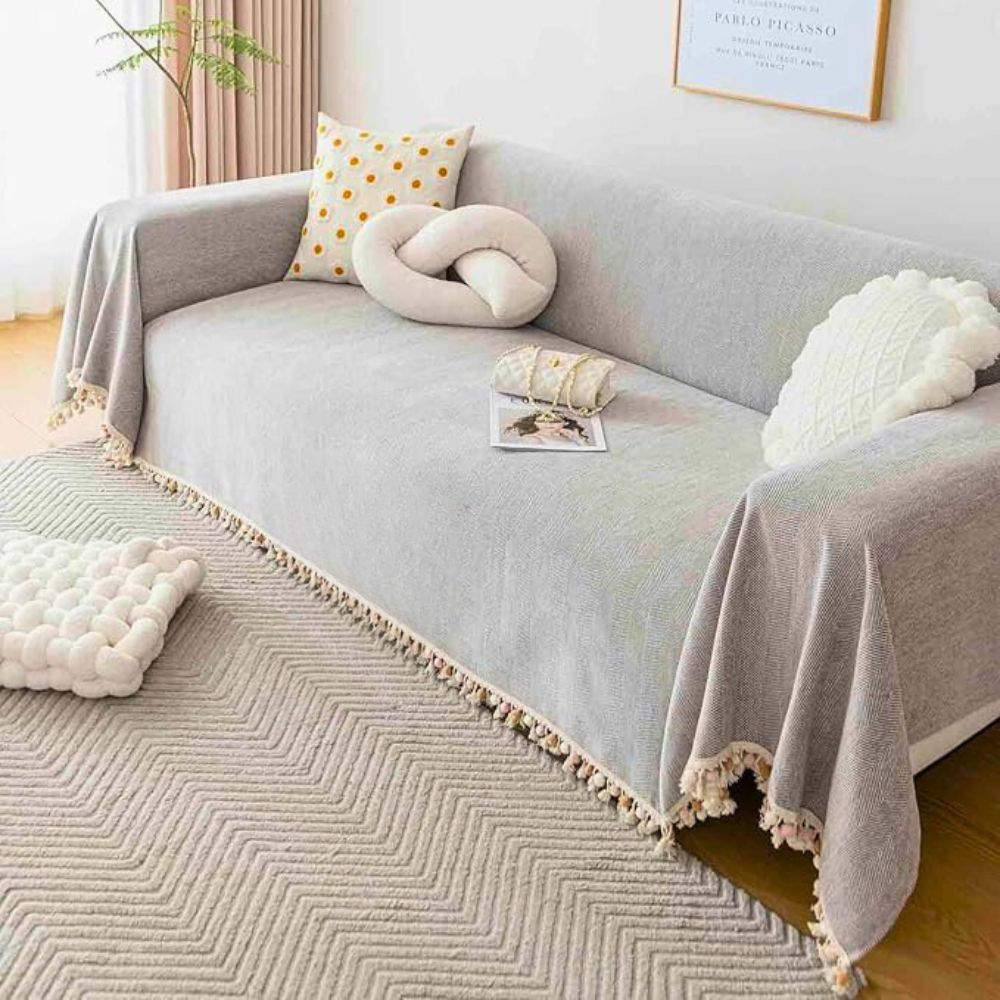 Moderniqa | Plush chenille couch cover 3