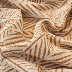 Moderniqa | Soft chenille couch cover with leaf pattern 4