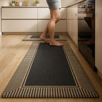 Moderniqa | Soft microfiber zebra stripe kitchen runner rug 1