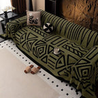 Moderniqa | Soft microfibre couch cover with maze jacquard pattern 5