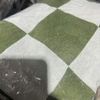 Moderniqa | Soft microfibre picnic blanket with checkered pattern 7