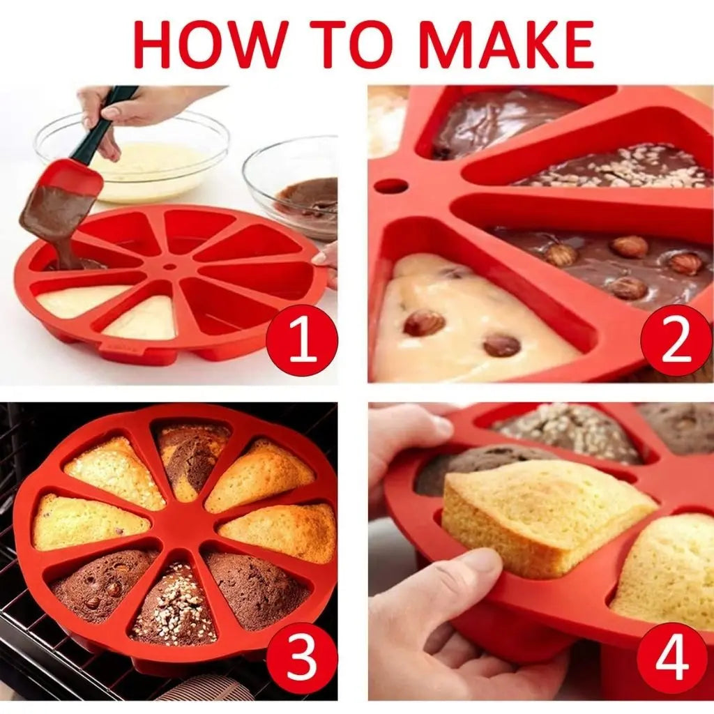 Silicone SliceMaster Baking Tray for Perfect Desserts